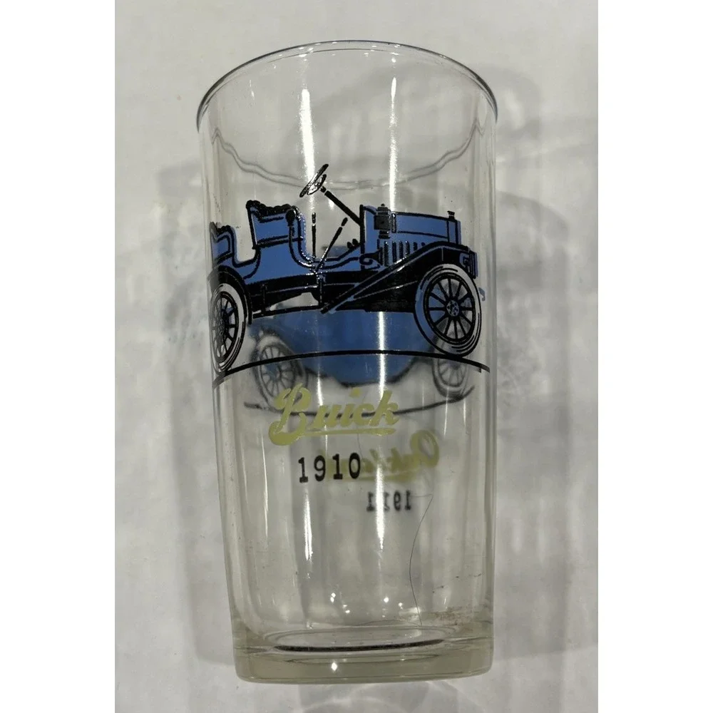 Buick Oakland Glass Tumbler 1910 1911 Hazel Atlas